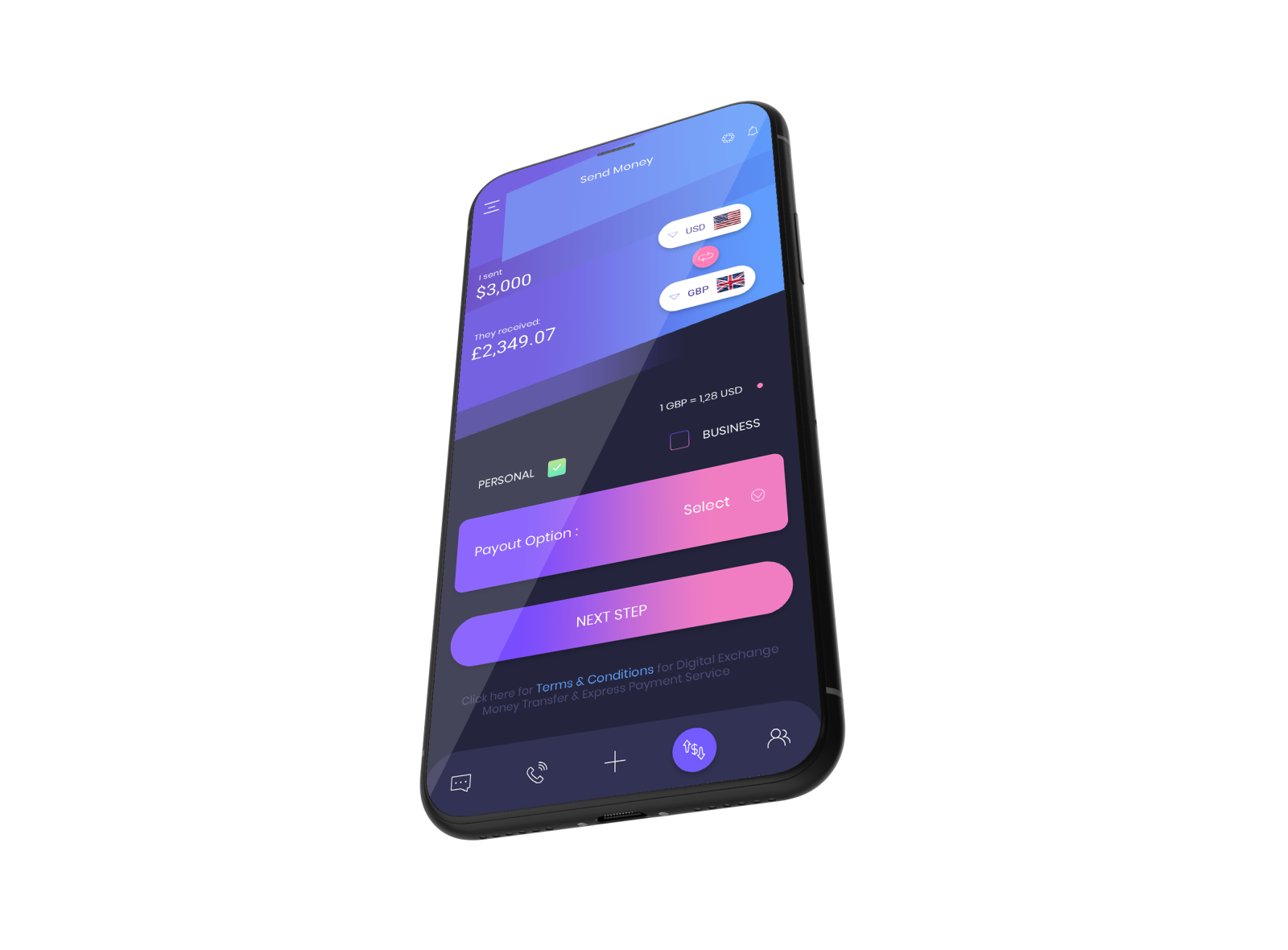 Money Transfer Application Design By Mubashir Hassan On Dribbble