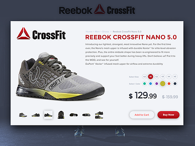 Reebok Crossfit Product Detail Concept crossfit fitness gym payment product reebok shoes sport