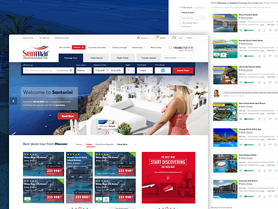 Sunmar booking app b2c blue booking flight holiday mobile travel ui ux web