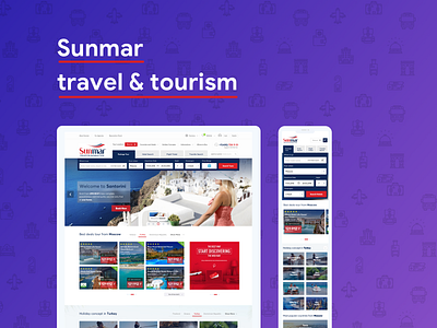 Sunmar booking v.1.2 b2c design flight holiday travel ui web