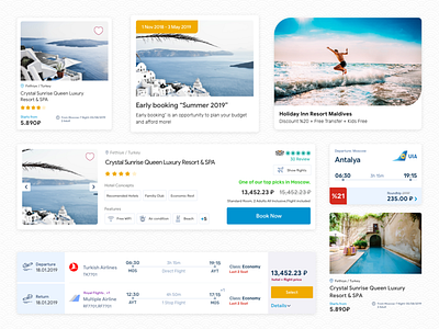 Form element ui kit b2c booking clean flight holiday travel ui ux web