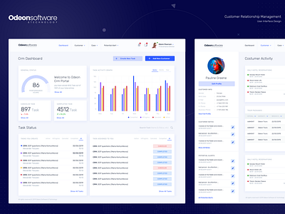 Customer Relationship Management admin panel clean ui crm crm software dashboad design travel ui userinterface ux