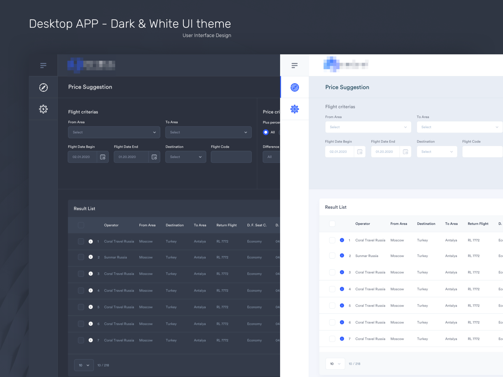 Desktop App Black & White UI Design System by Ali Bayır on Dribbble