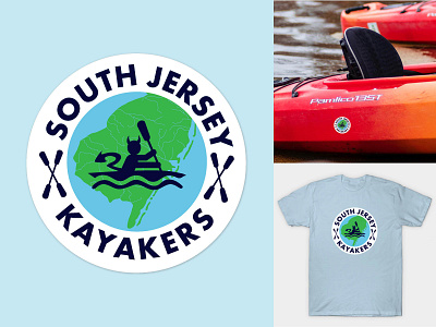 South Jersey Kayakers Logo Design