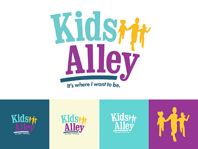 Kids Alley Logo Redesign adobe illustrator adobe indesign branding design graphic design kids design logo logo design nonprofit print design typography vector