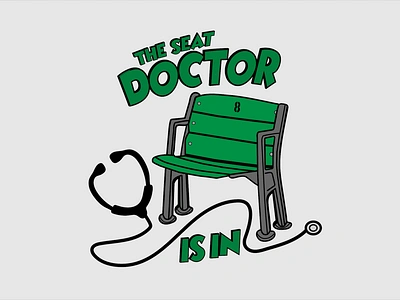 The Seat Doctor Design adobe illustrator baseball design graphic design illustration logo print design t shirt design typography vector