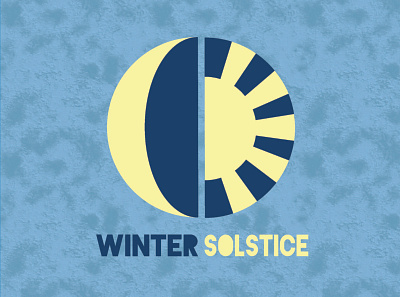 Winter Solstice Design adobe illustrator design graphic design illustration minimalism solstice typography vector winter