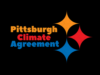 Pittsburgh Climate Agreement T-Shirt Design adobe illustrator design graphic design graphic tees illustration print design sticker sticker design t shirt t shirt design typography vector