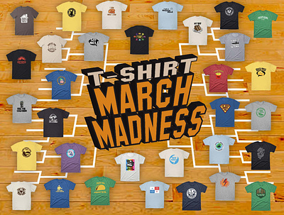 T-Shirt March Madness Pick 'Em adobe illustrator adobe photoshop design graphic design graphic tees illustration march madness mockup t shirt t shirt design vector