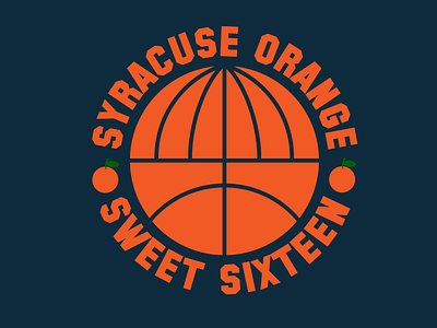 Syracuse Orange Sweet Sixteen T-Shirt Design