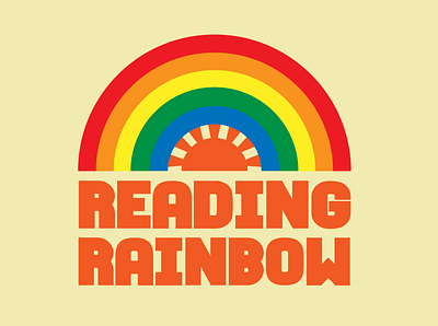 Reading Rainbow Logo Redesign adobe illustrator design designs graphic design graphic designer graphic tees icon illustration logo logo design typography vector