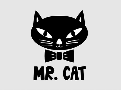 Mr. Cat Band Logo Design adobe illustrator band logo branding design graphic design graphic designer illustration logo logodesign rocknroll typography vector