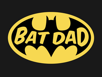 BatDad T-Shirt Design adobe illustrator design graphic design illustration logo print design superhero t shirt t shirt design typography vector