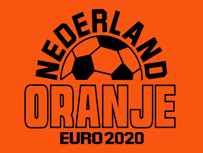 Nederland Oranje: EURO 2020 T-Shirt Design adobe illustrator branding design graphic design graphic tees illustration print design t shirt t shirt design typography vector