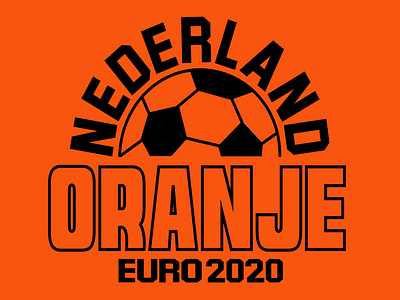 Nederland Oranje: EURO 2020 T-Shirt Design