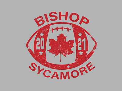 Bishop Sycamore Football T-Shirt Design adobe illustrator design graphic design graphic designer graphic tees illustration logo print design t shirt t shirt design typography vector