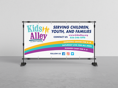 Kids Alley Banner Design adobe indesign banner banner design branding design freelance designer graphic design logo print design typography vector