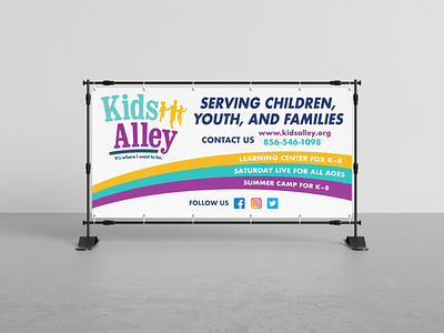 Kids Alley Banner Design