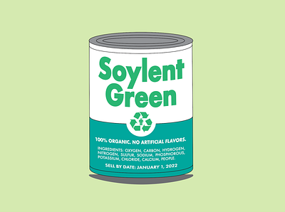 Soylent Green Is People Design adobe illustrator design graphic design illustration logo print design typography vector