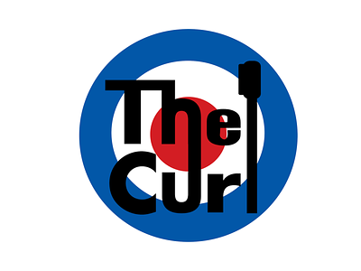 The Who/Curling Mashup Logo Design adobe illustrator design graphic design illustration logo logo design typography vector