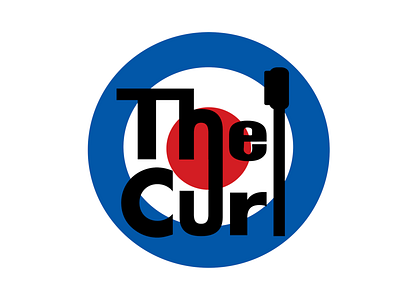 The Who/Curling Mashup Logo Design