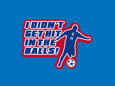 I Didn't Get Hit In The Balls T-Shirt Design adobe illustrator design fifa world cup freelance graphic designer graphic design graphic tees illustration print design soccer t shirt design team usa tshirt typography usmnt vector world cup 2022