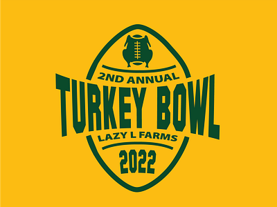 Turkey Bowl 2022 T-Shirt Design