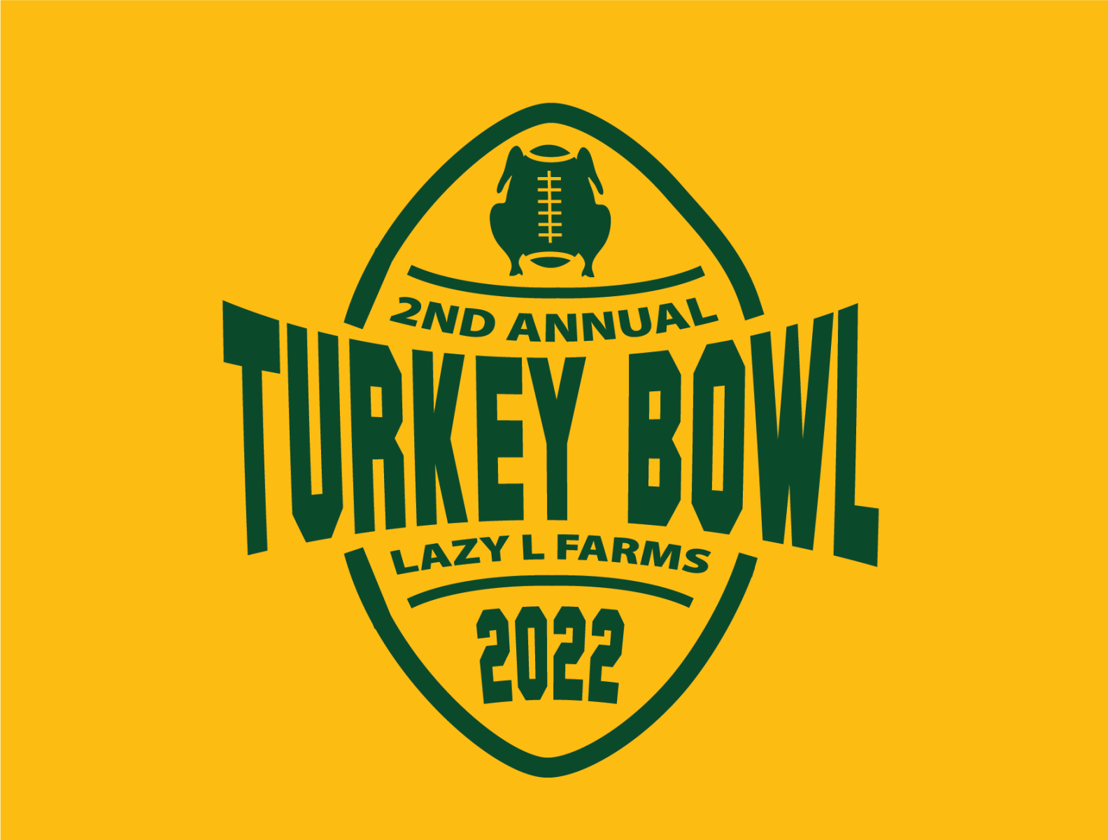 Turkey Bowl 2022 TShirt Design by Mike Ralph on Dribbble