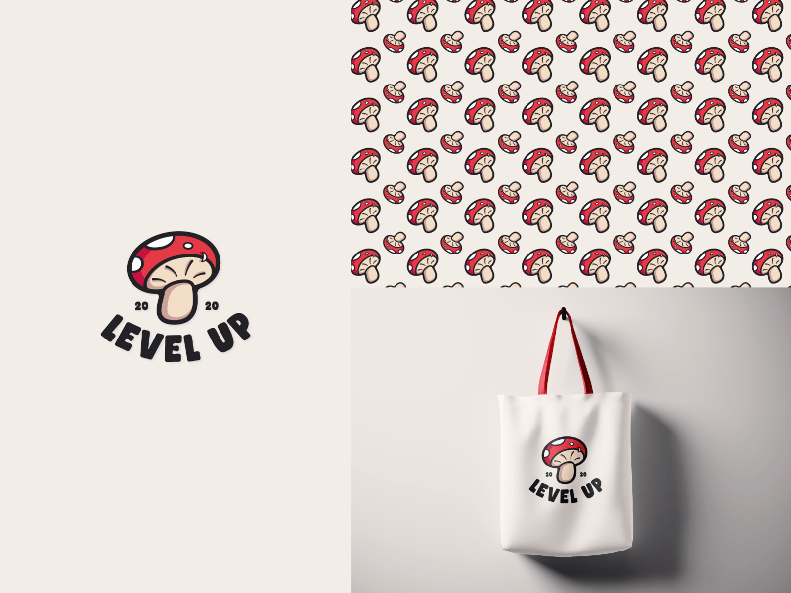 Level Up Logo by Garret (Red) on Dribbble