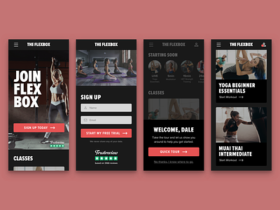 Fitness Mobile App 001 daily ui daily ui 001 daily ui challenge dailyui fitness app online sign up signup ui ux ui design user experience user interface