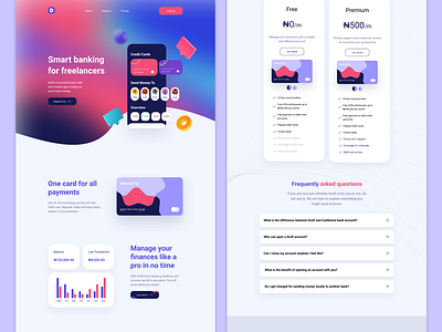 Web App Landing Page