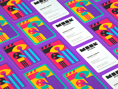 Moon Studio Business Cards