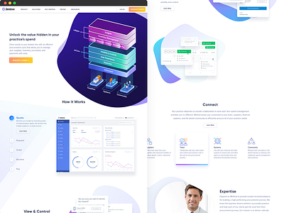 Method Spend branding bright gradient graphic illustration ui uiux ux webdesign