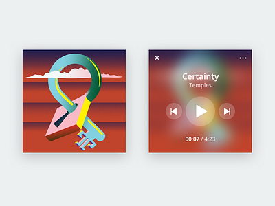 Daily UI #09 - Music Player 009 cover daily dailyui music player streaming ui