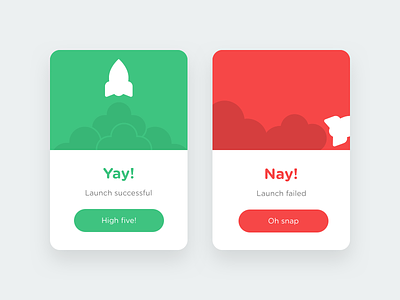 Daily UI #11 - Flash Message 011 card daily dailyui flash message modal space ui