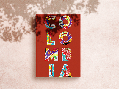 Colombia Fun Fact Book branding design illustration logo typography