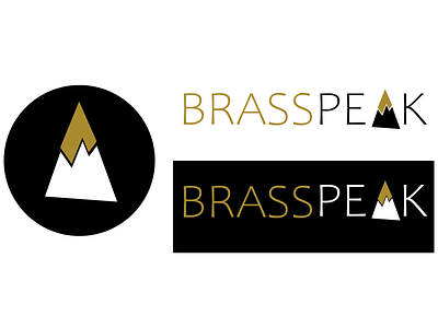 8. Brass Peak brasspeak dailylogochallenge design illustration logo mountain logo