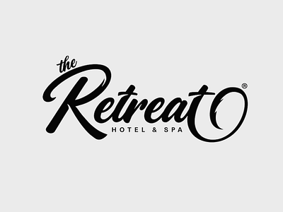 'The Retreat' Custom lettering