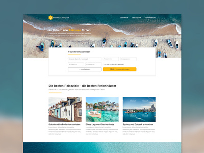 Booking Website booking vacation webdesign website