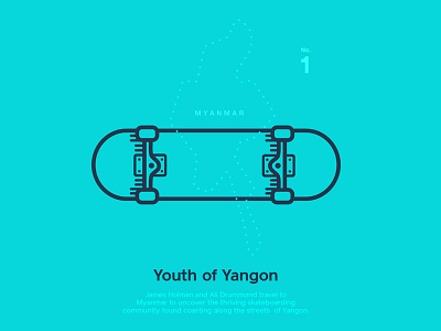 Astronaut Magazine #3 - Youth Of Yangon astronaut magazine cover illustration ipad skateboard yangon