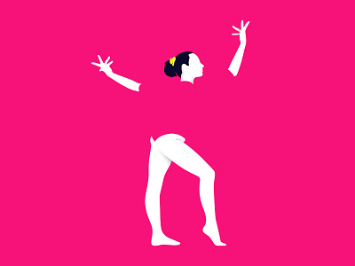 Olympics — Gymnastic 01 art body gymnastics illustration olympic games vector art woman