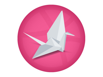 Hello Dribble, here's an origami crane
