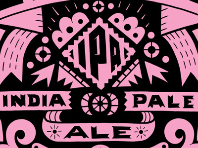 Maven IPA Detail beer ipa label packaging typography