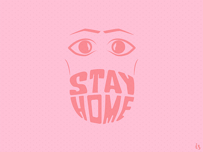 Stay Home coronavirus covid 19 mask stayhome vector vector illustration wallpaper