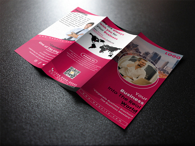 Print Ready Corporate Trifold Brochure Design brochure business corporate design flyer graphic design print ready printable template trifold
