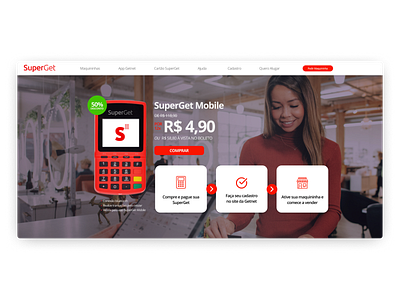 Redesign maquinha SuperGet Mobile