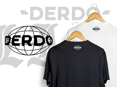 Derdo Logo Tshirt Design design draw flat graphic icon logo minimal tshirt typography vector