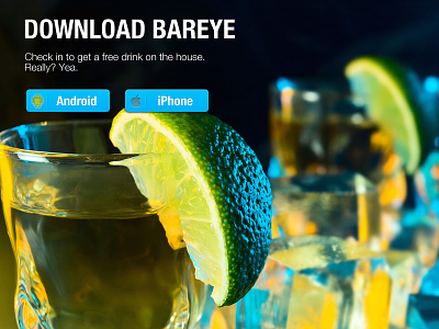Bareye Download App buttons design miami mobile ui ux
