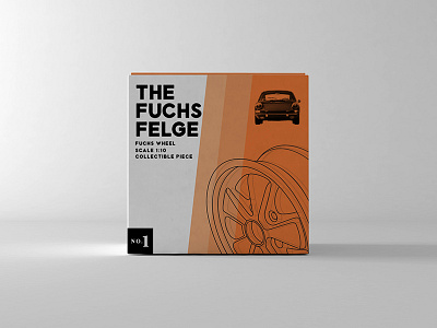 Enso'' Wheels - The Fuchs Felge box cars colors graphic design packaging porsche. typo