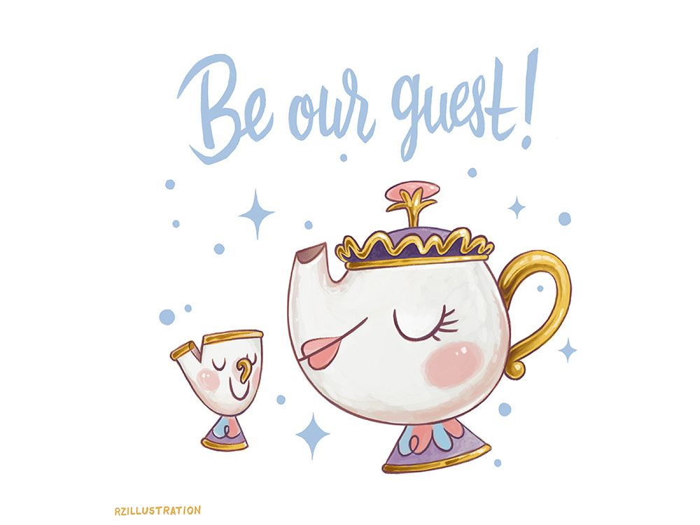 Be Our Guest by Rebecca Zomchek on Dribbble